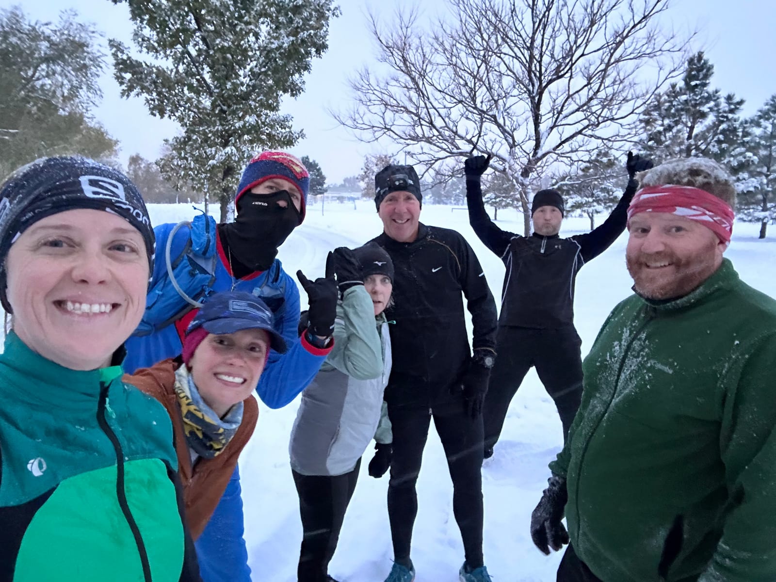 Running with friends