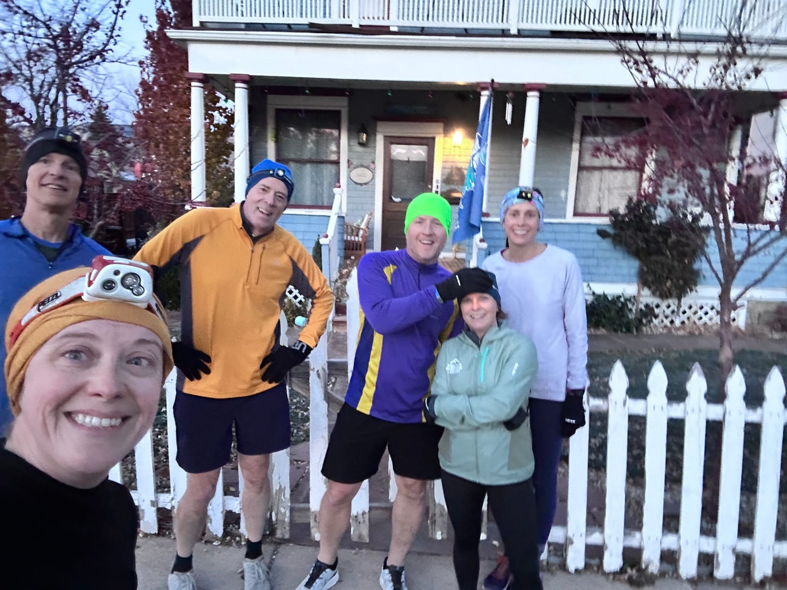 Running with friends