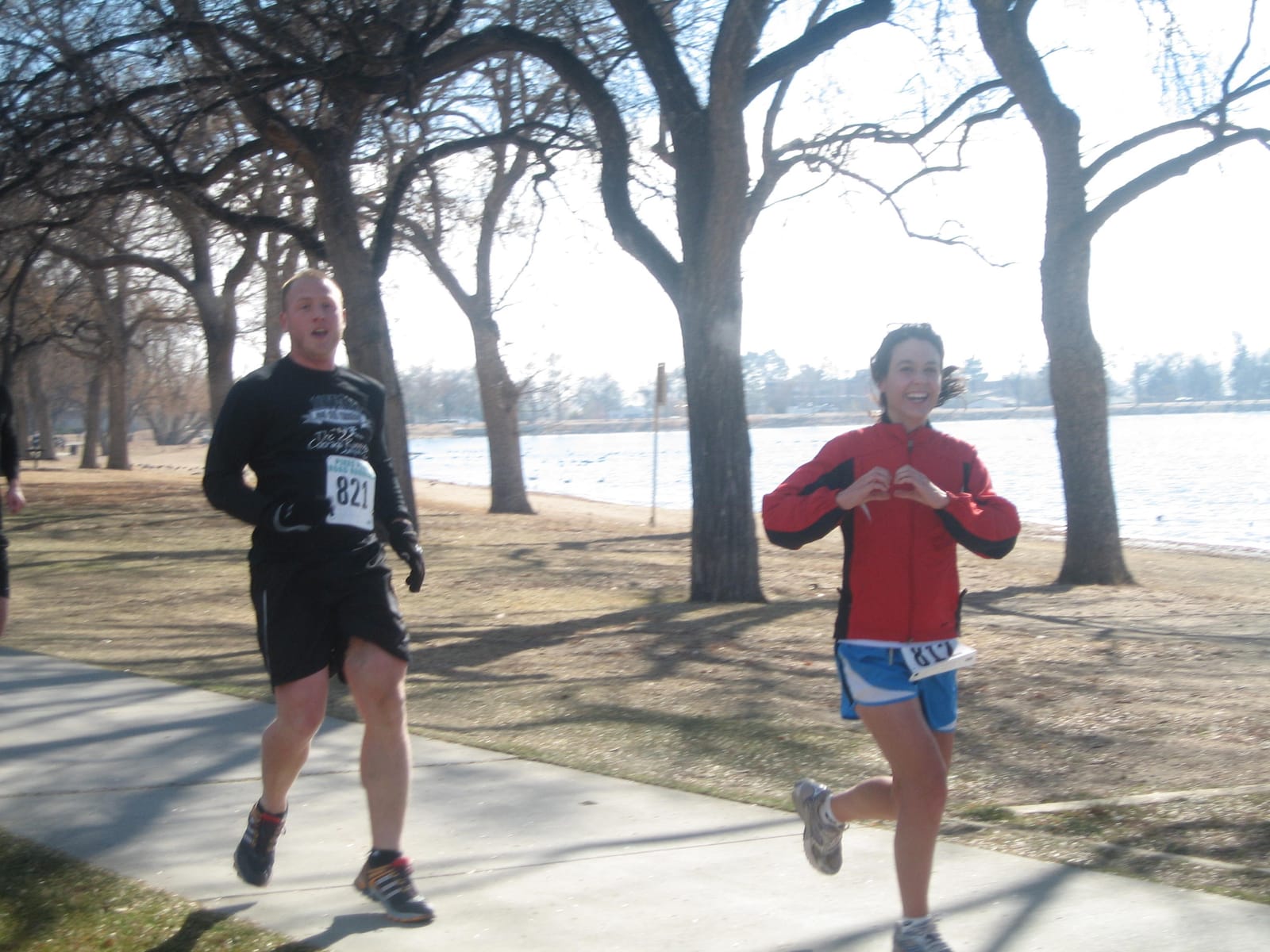 Running with friends