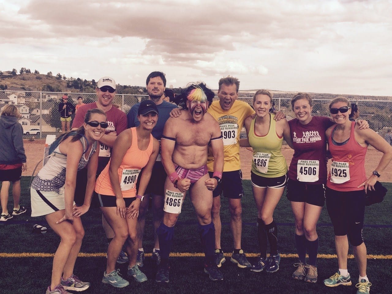 Running with friends
